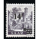 Definitive stamp series Saar - Germany / Saarland 1947 - 14 franc