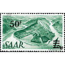 Definitive stamp series Saar - Germany / Saarland 1947 - 50 Franc
