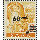 Definitive stamp series Saar - Germany / Saarland 1947 - 60 céntimo
