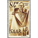 Definitive stamp series Saar - Germany / Saarland 1947 - 84 Pfennig