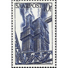 Definitive stamp series Saar  - Germany / Saarland 1948 - 10 franc