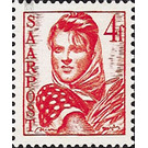 Definitive stamp series Saar  - Germany / Saarland 1948 - 4 Franc