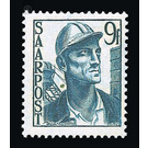 Definitive stamp series Saar  - Germany / Saarland 1948 - 9 franc