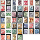 Definitive stamp series Saar - Germany / Saarland Series