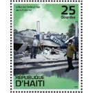 Demolished Post Office and two Survivors - Caribbean / Haiti 2010 - 25