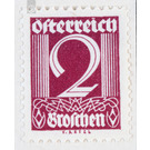 digits  - Austria / I. Republic of Austria 1925 - 2 Groschen