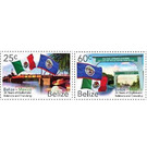 Diplomatic Relations with Mexico, 35th Anniversary - Central America / Belize 2017 Set