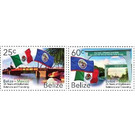 Diplomatic Relations with Mexico, 35th Anniversary - Central America / Belize 2017 Set
