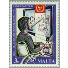 Disabled Artist at Work - Malta 1981 - 3