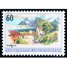 Dorfansichten  - Liechtenstein 2000 - 60 Rappen