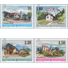 Dorfansichten  - Liechtenstein 2001 Set