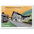 Dorfansichten: Planken - Liechtenstein 2022 - 1.10 Swiss Franc