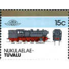 DRB 2-8-4T 83-10 1955 Germany - Polynesia / Tuvalu, Nukulaelae 1986