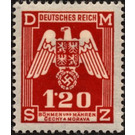 Eagle with shield of Bohemia, Empire badge - Germany / Old German States / Bohemia and Moravia 1943 - 1.20