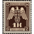 Eagle with shield of Bohemia, Empire badge - Germany / Old German States / Bohemia and Moravia 1943 - 1