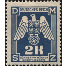 Eagle with shield of Bohemia, Empire badge - Germany / Old German States / Bohemia and Moravia 1943 - 2