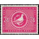 Elections to the 3rd People's Congress  - Germany / Sovj. occupation zones / General issues 1949 - 24 Pfennig