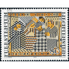embroidery  - Liechtenstein 1979 - 80 Rappen