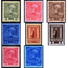 Emperor Franz Joseph - governmental anniversary  - Austria / k.u.k. monarchy / Austrian Post on Crete 1908 Set