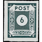 Endurance brand series Numerical series, only German inscription  - Germany / Sovj. occupation zones / East Saxony 1945 - 6 Pfennig