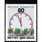 Environmental campaign Save the forest  - Germany / Federal Republic of Germany 1985 - 80 Pfennig