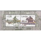 Europa 2020 - Ancient Postal Routes - Latvia 2020