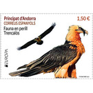 Europa (C.E.P.T.) 2021 - Bearded Vulture (Gypaetus barbatus) - Andorra, Spanish Administration 2021 - 1.50