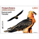 Europa (C.E.P.T.) 2021 - Bearded Vulture (Gypaetus barbatus) - Andorra, Spanish Administration 2021 - 1.50