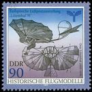 European airmail exhibition "Lilienthal '91"  - Germany / German Democratic Republic 1990 - 90 Pfennig