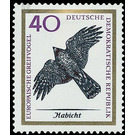 European birds of prey  - Germany / German Democratic Republic 1965 - 40 Pfennig