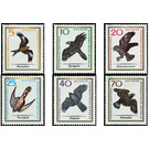 European birds of prey  - Germany / German Democratic Republic 1965 Set
