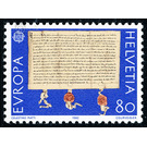 European stamp - Federal letter  - Switzerland 1982 - 80 Rappen