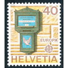 European stamp - mailbox  - Switzerland 1979 - 40 Rappen