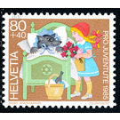 Fairy tale - Little Red Riding Hood  - Switzerland 1985 - 80 Rappen