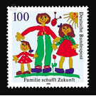 Family creates future  - Germany / Federal Republic of Germany 1992 - 100 Pfennig