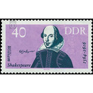 Famous artists  - Germany / German Democratic Republic 1964 - 40 Pfennig