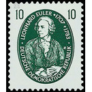 Famous natural scientists  - Germany / German Democratic Republic 1957 - 10 Pfennig