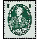 Famous natural scientists  - Germany / German Democratic Republic 1957 - 10 Pfennig