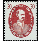 Famous natural scientists  - Germany / German Democratic Republic 1957 - 20 Pfennig