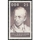 Famous people  - Germany / German Democratic Republic 1967 - 25 Pfennig