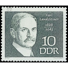 Famous people  - Germany / German Democratic Republic 1968 - 10 Pfennig