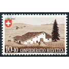 farmhouse  - Switzerland 1945 - 10 Rappen