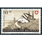 farmhouse  - Switzerland 1946 - 10 Rappen