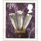 Feathers of Prince of Wales - United Kingdom / Wales Regional Issues 2019 - 1.55