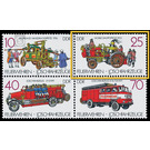 Fire brigades: fire trucks  - Germany / German Democratic Republic 1987 - 25 Pfennig