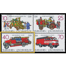 Fire brigades: fire trucks  - Germany / German Democratic Republic 1987 - 40 Pfennig