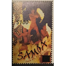 Fire Dancing surcharged $100 - Polynesia / Samoa 2017