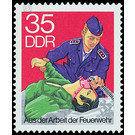 fire Department  - Germany / German Democratic Republic 1977 - 35 Pfennig