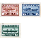First trip Vienna-Linz  - Austria / I. Republic of Austria 1937 Set