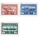 First trip Vienna-Linz  - Austria / I. Republic of Austria 1937 Set